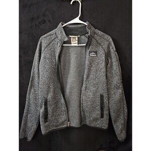 Avalanche Orange and Gray Boys Full Zip Fleece Jacket Size 14/16